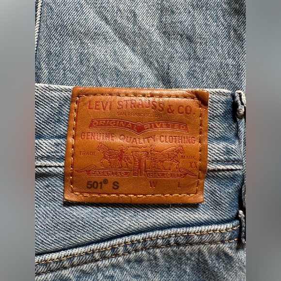 Levi's Premium 501 S Skinny Jeans Can't Touch This - Medium Wash - Picture 10 of 17